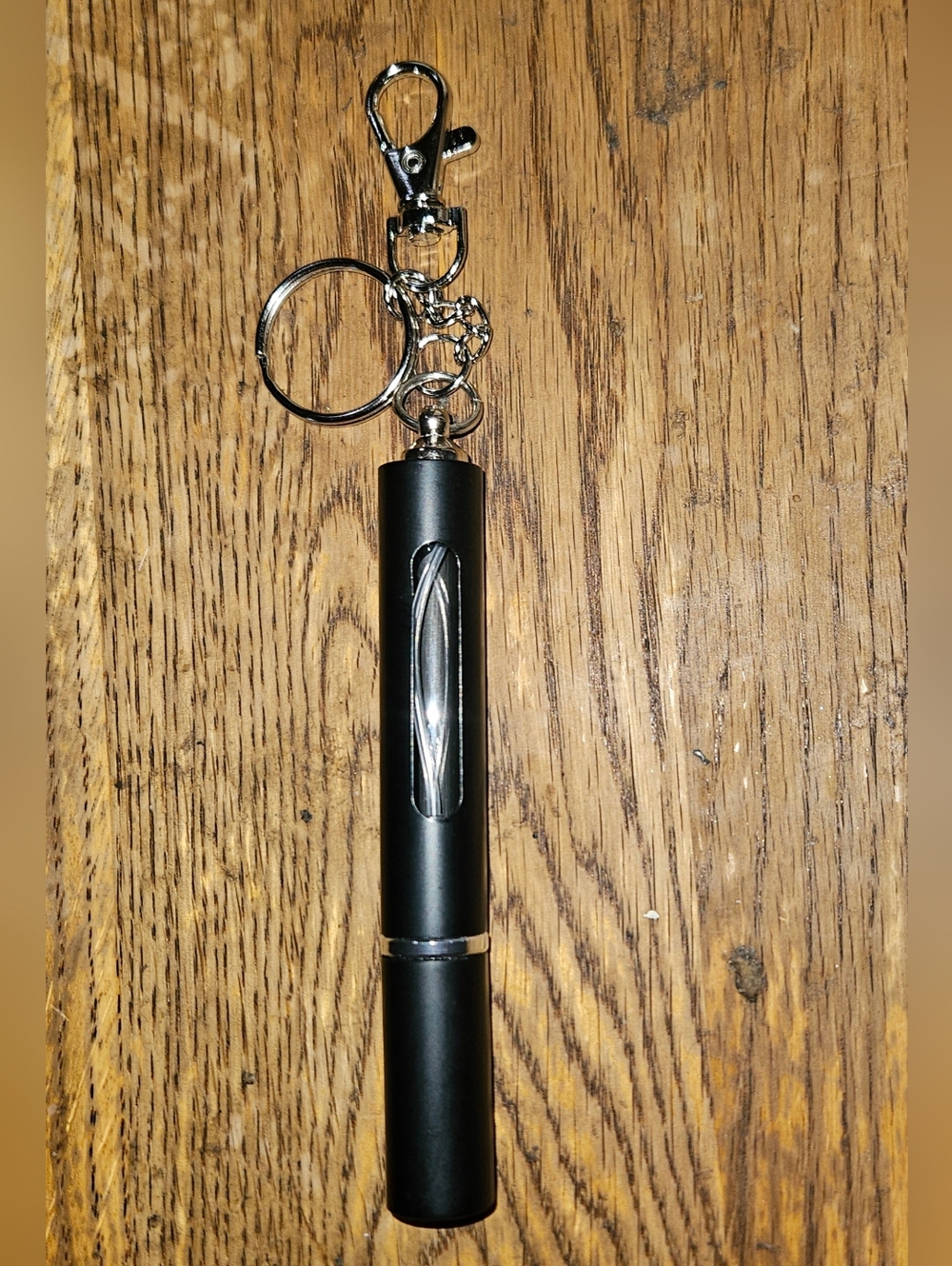 Portable Black Travel Perfume Atomizer Keychain - 5ml BNIB